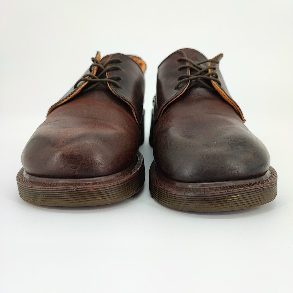 Dr. Martens Women's Size 8B US Leather Brown Block Heel Shoes Casual SM8461 - Picture 3 of 10